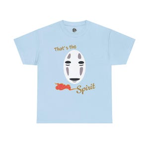 T-shirt med Spirited Away-inspiration från Studio Ghibli | Anime-tröja Light Blue