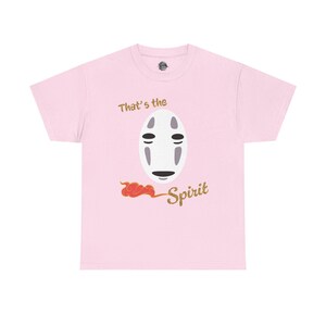 T-shirt med Spirited Away-inspiration från Studio Ghibli | Anime-tröja Light Pink