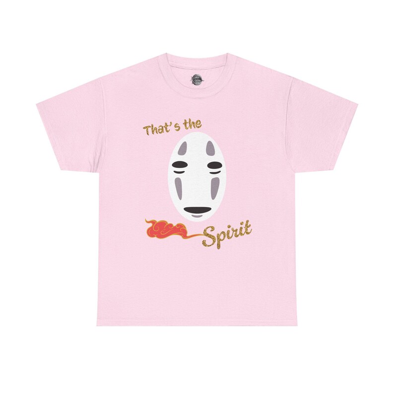 T-shirt med Spirited Away-inspiration från Studio Ghibli | Anime-tröja Light Pink