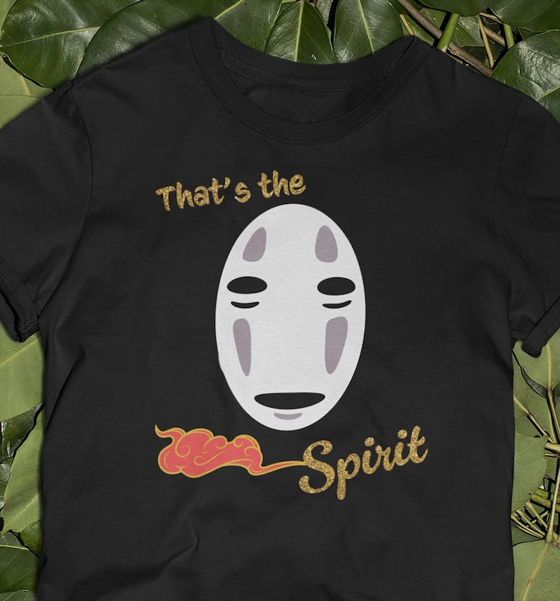 T-shirt med Spirited Away-inspiration från Studio Ghibli | Anime-tröja bild 1