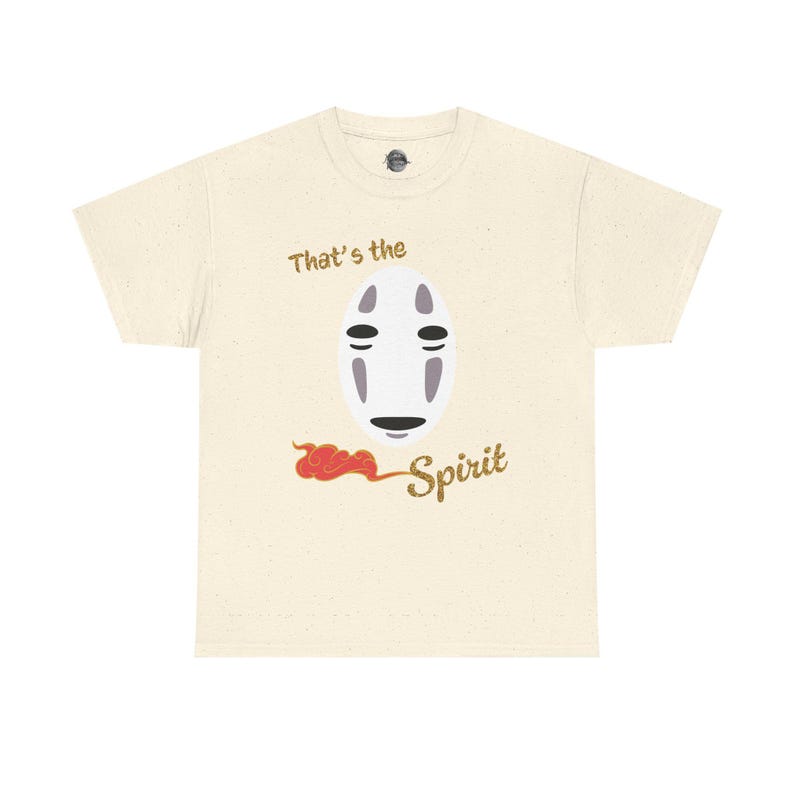 T-shirt med Spirited Away-inspiration från Studio Ghibli | Anime-tröja Natural