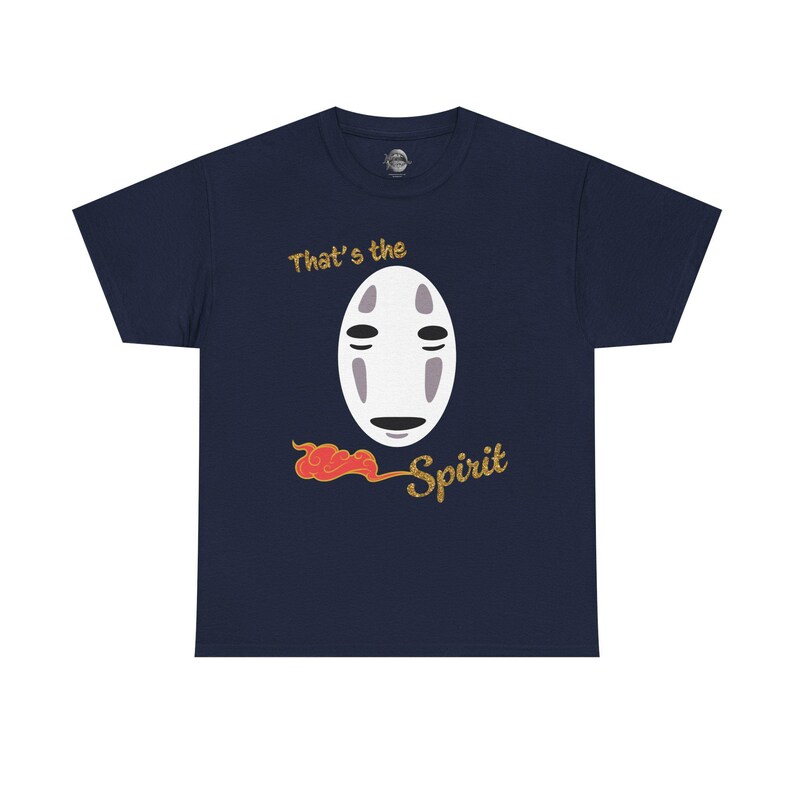 T-shirt med Spirited Away-inspiration från Studio Ghibli | Anime-tröja Navy