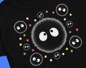 Sot Sprite Spirited Away T-shirt | Studio Ghibli Totoro Sotbollskonst