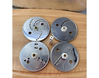 4 Moulinex Regal La Machine II &III Replacement Blades  Adapter Food Processor