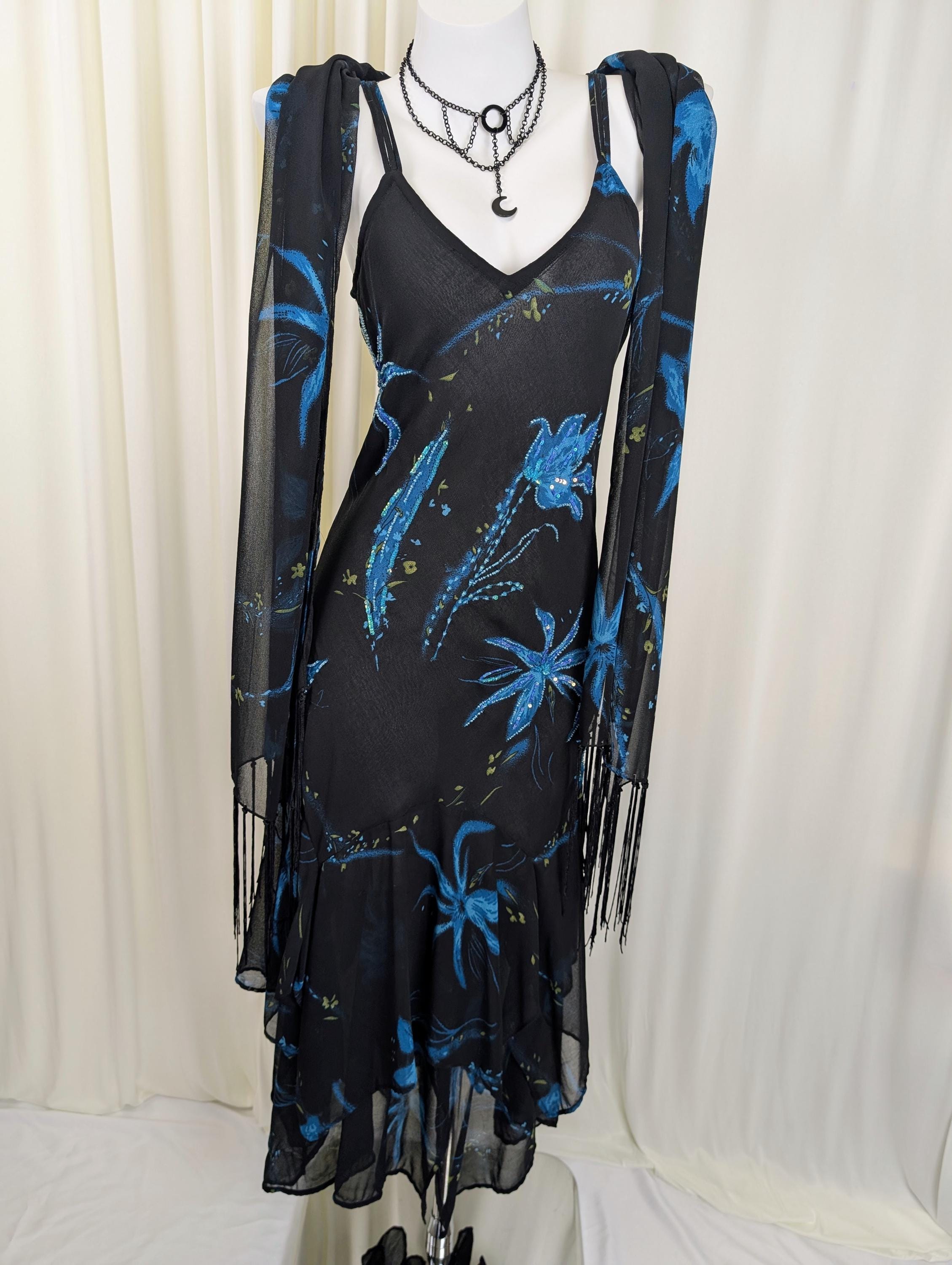Whimsigoth Black Dress - Etsy