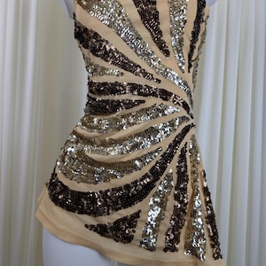slim fit dress slacks Time to Shine Gold Sequin Mini Dress - 10 main image 1