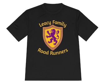 Leacy Family Road Runners Tee | Shield Crest Running Team