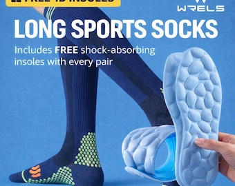 AirLift-compressiesokken om de hele dag op te staan | GRATIS CloudStep-binnenzolen inbegrepen | Uniseks Verpleegkundigen Leraren Werknemers