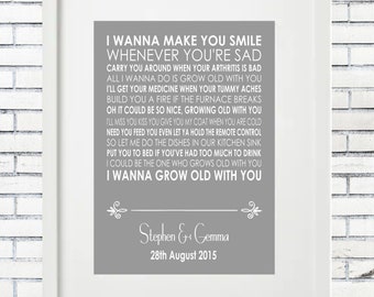 Grow Old With You Etsy Grow Old With You Etsy