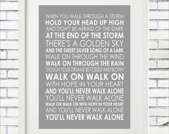 Personalised Song Lyric Print Coochicoo Cards