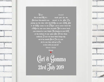 One Direction Lyrics Etsy
