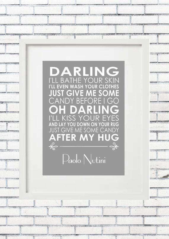 Candy Paolo Nutini Anniversary Lyrics Personalised Wedding Etsy Candy Paolo Nutini Anniversary Lyrics Personalised Wedding Etsy