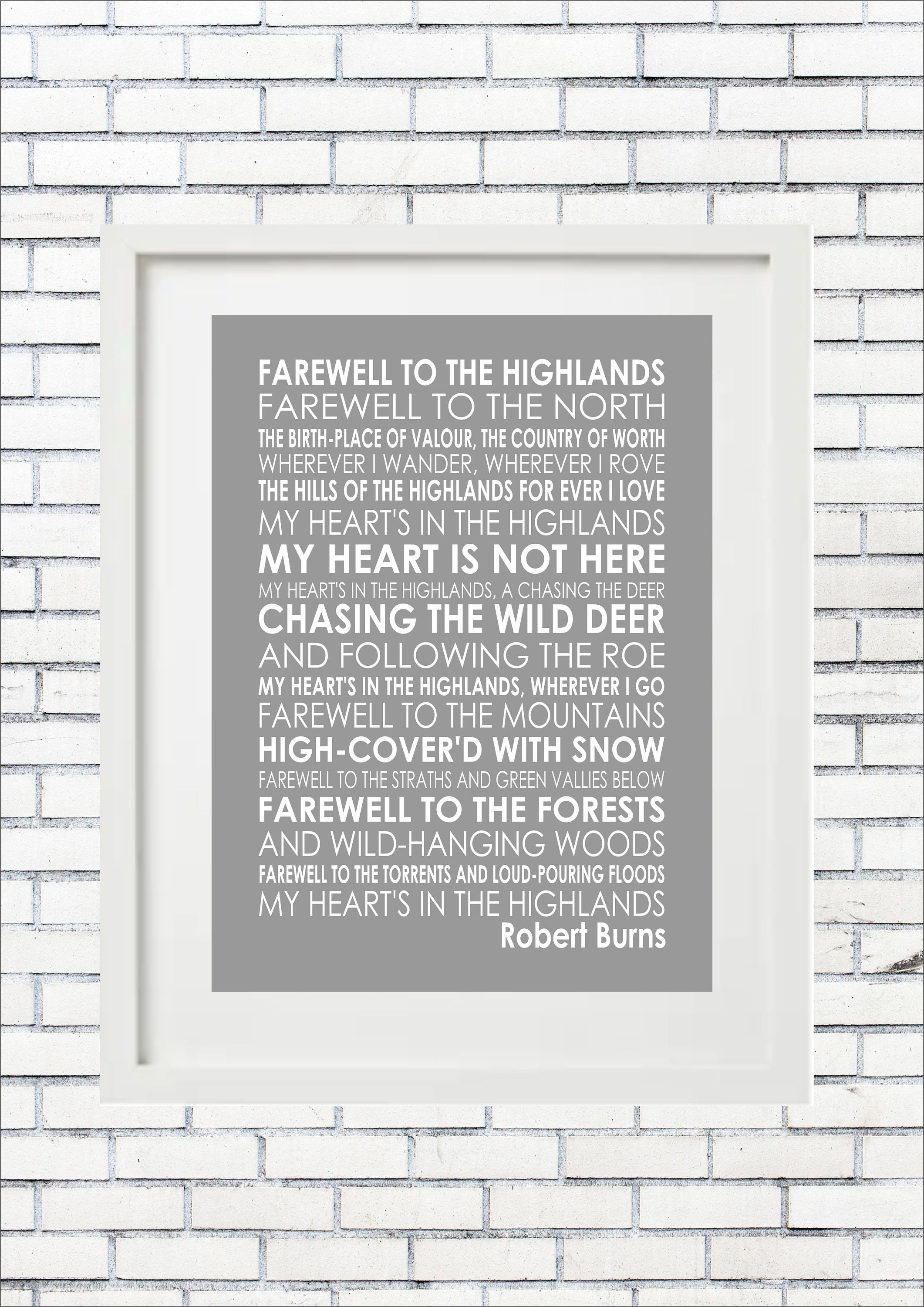 My Heart Is In The Highlands