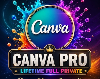 Account Canva Pro, accesso a vita, oltre 400.000 modelli (consegna digitale)