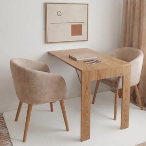 An der Wand befestigter faltbarer Tisch | Platzsparender moderner Schreibtisch, Küche, Esszimmerarbeitsplatz