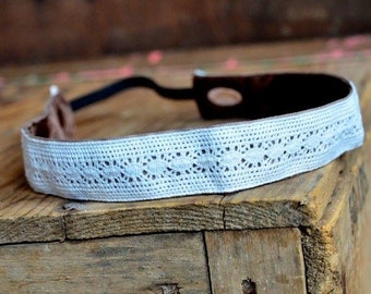 No Slip Headband "Oh My Lace" 7/8"