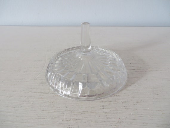 Vintage Avon Cut Glass Jewelry Dish - image 1