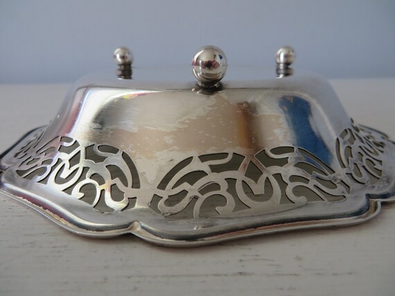 Vintage WMF Ikora Germany Silver Plated Footed Trinket Dish - Etsy