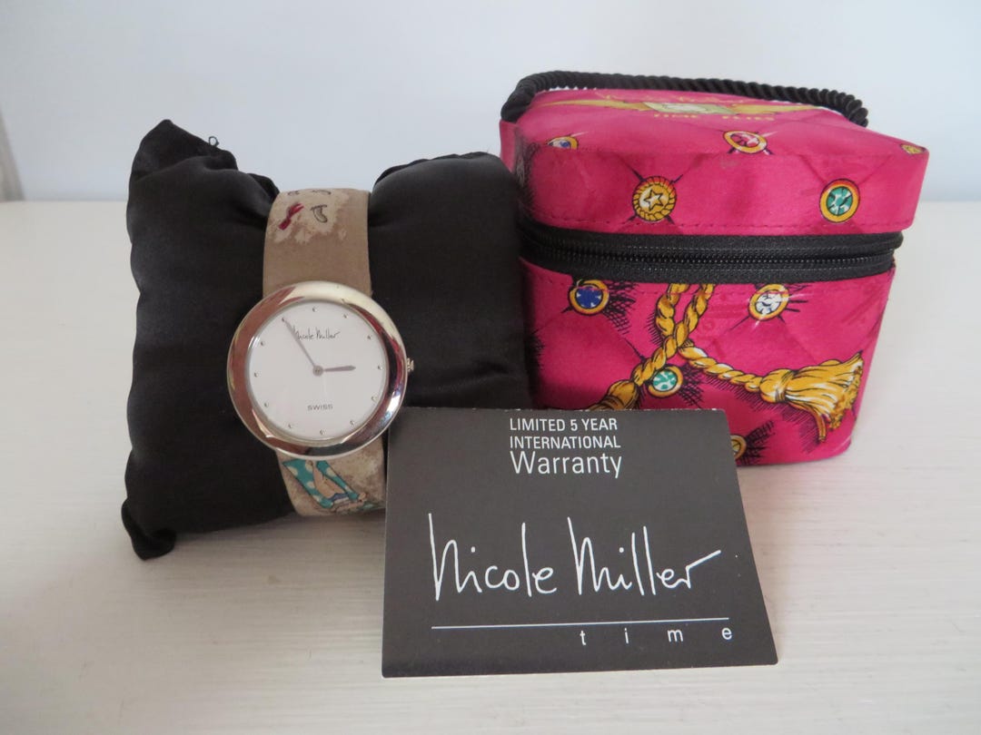 Vintage Nicole Miller Watch - Time Flies Edition Beach Theme  display picture 1