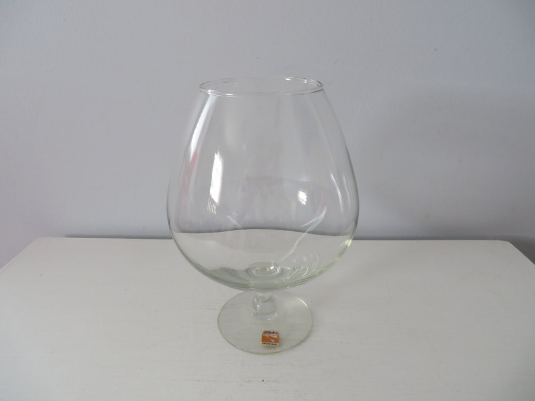 Vintage Oversized Snifter Cocktail Glass Drink Sharing Etsy