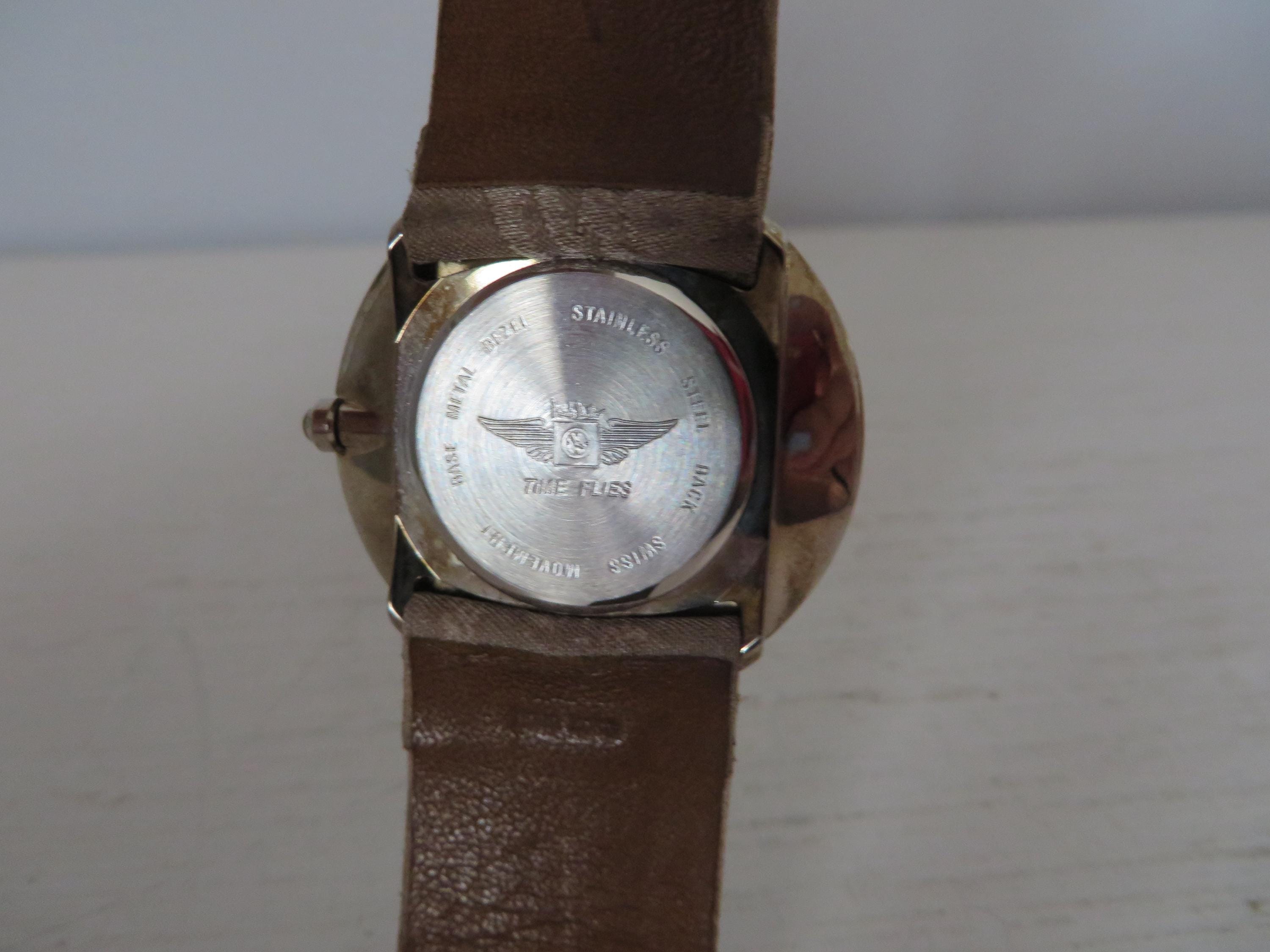Vintage Nicole Miller Watch - Time Flies Edition Beach Theme 