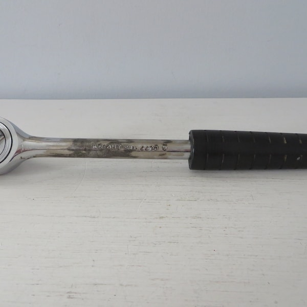 Vintage Wright 1/2" Ratchet - Model 4400 with Nitrile Comfort Grip