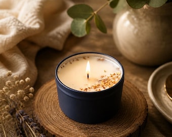 Hand-Poured Soy Candle | Natural Wax, Clean Burn, Cozy Home Scent