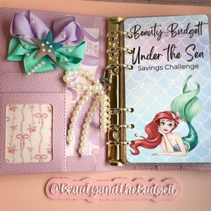Under the Sea Savings Challenge Tracker | Mermaid Cash Stuffing Bundle (digital nedladdning)