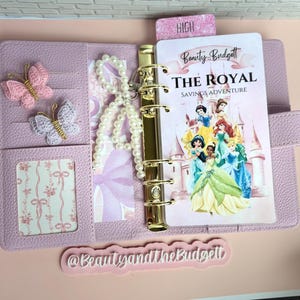 Prinsessans sparutmaningspaket | Royal Adventure Cash Stuffing Tracker (digital nedladdning)