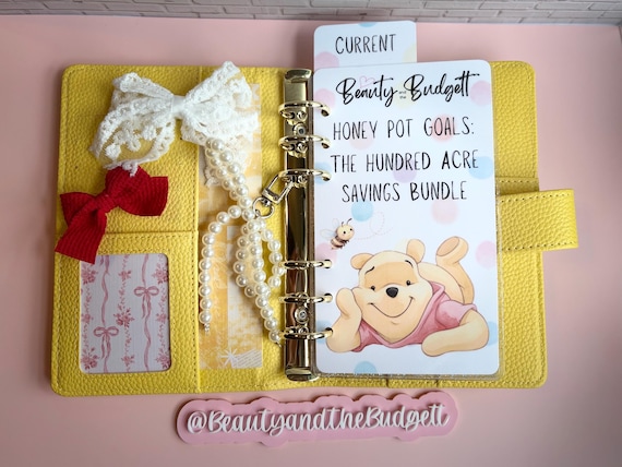 Winnie Inspired Savings Challenges: Honey Pot Goals Budget Bundle (PDF)