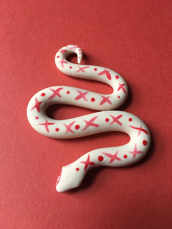 clay snake sculpture