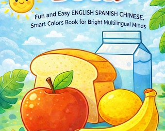 Mehrsprachige Malbücher: Englisch, Spanisch, Vietnamesisch Lernaktivität (Digitaler Download) - 15 Seiten, lustig und einfach zu spielen