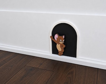 Tom och Jerry (Jerry dörrhörndekor 3D-utskrift