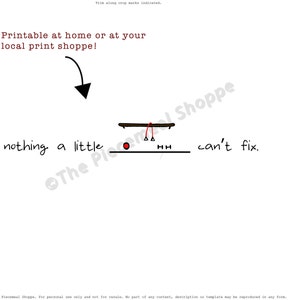 Nothing  A Little Barre Can&#39;t Fix 8x10 Print Printable