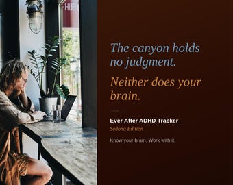 Sedona Edition ADHS-Tagebuch | Digitaler ADHS-Planer für Erwachsene | Emotionsregulation | Neurospicy | Keine App erforderlich | Sofort-Download