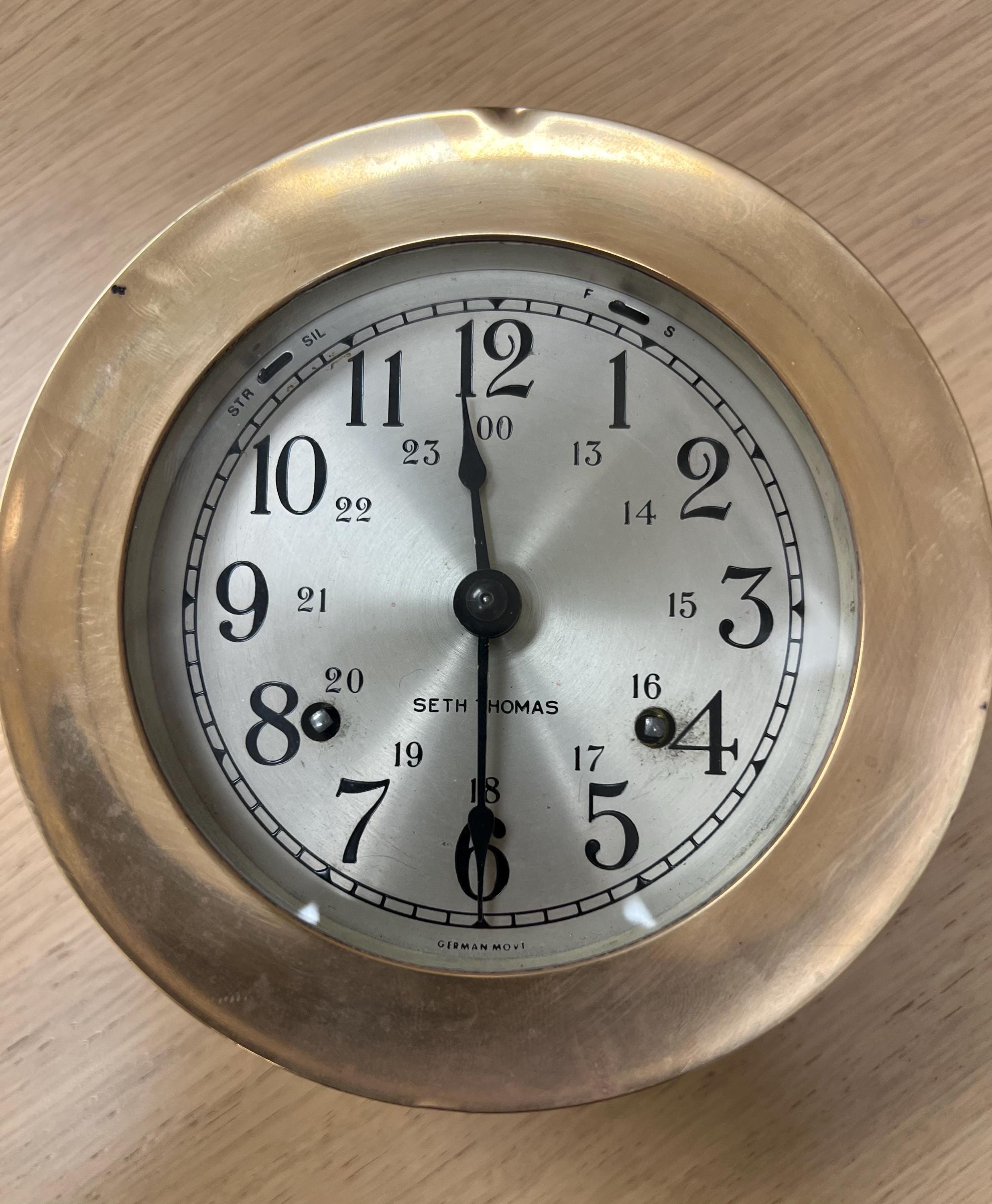 Seth Thomas Ship Clock - Etsy