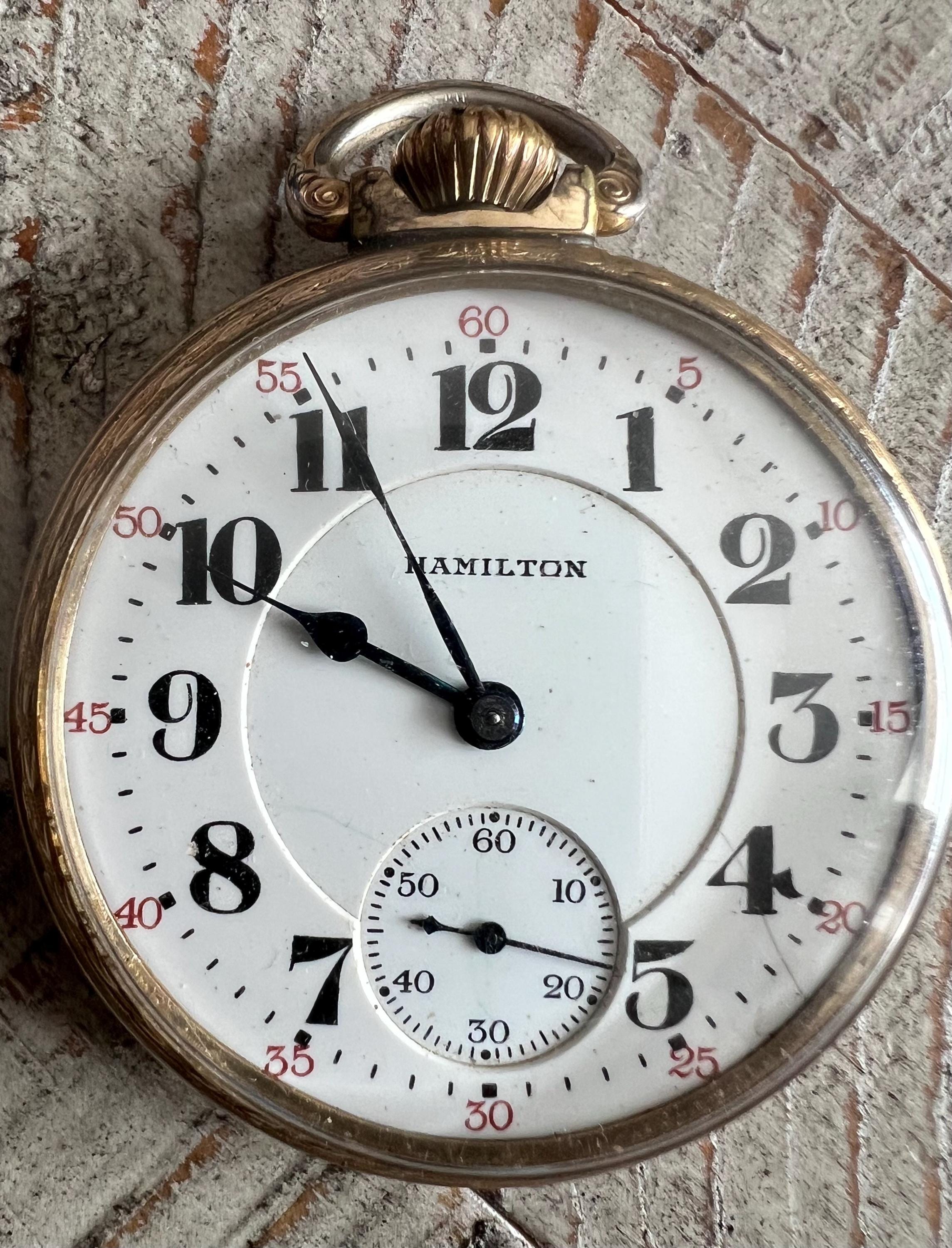 Hamilton Pocket Watch Case - Etsy