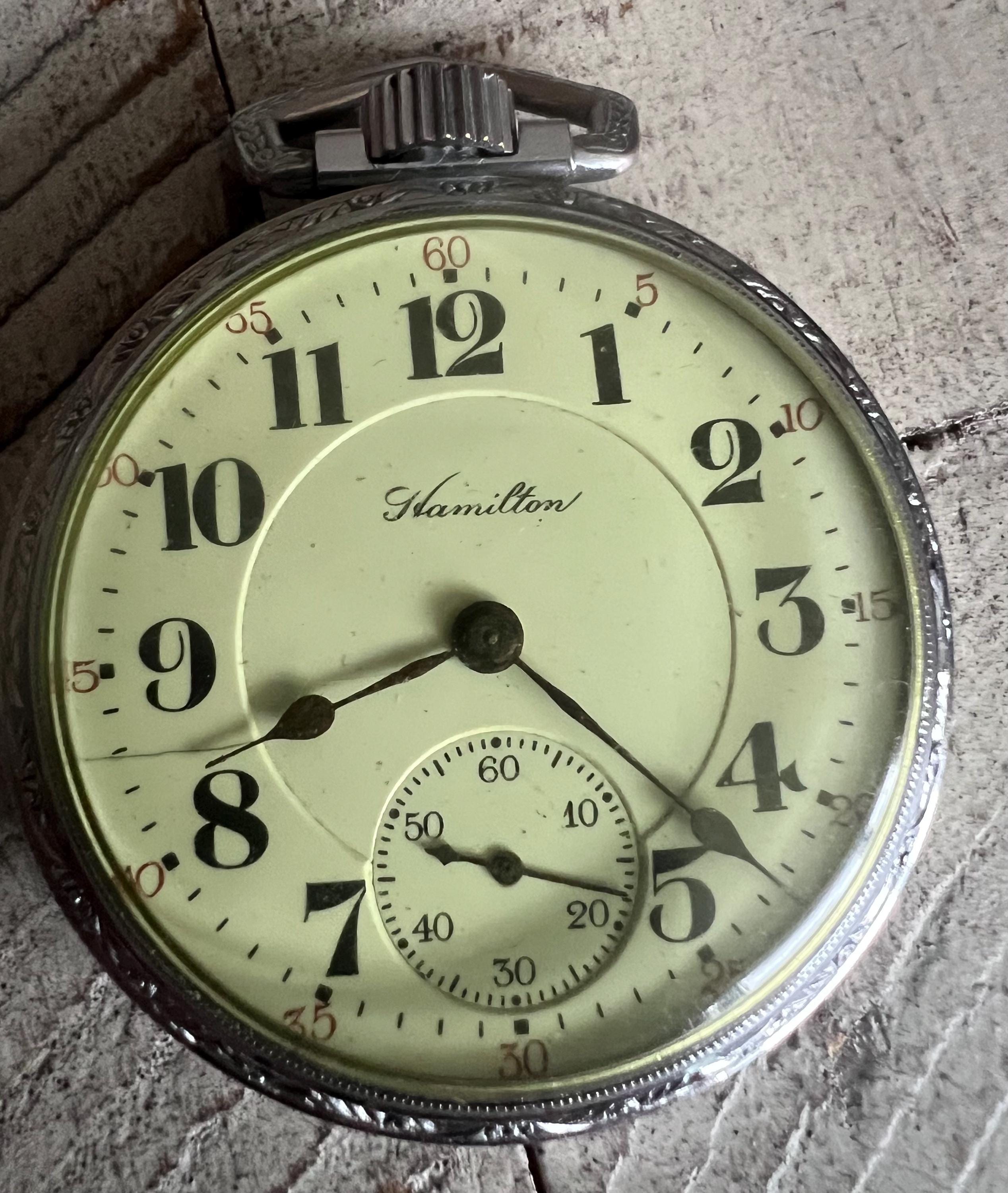 Hamilton Pocket Watch Case - Etsy