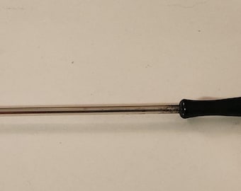 Vintage Gorham Sterling Silver Candle Snuffer Model 760 Black Wood Handle 9.5"