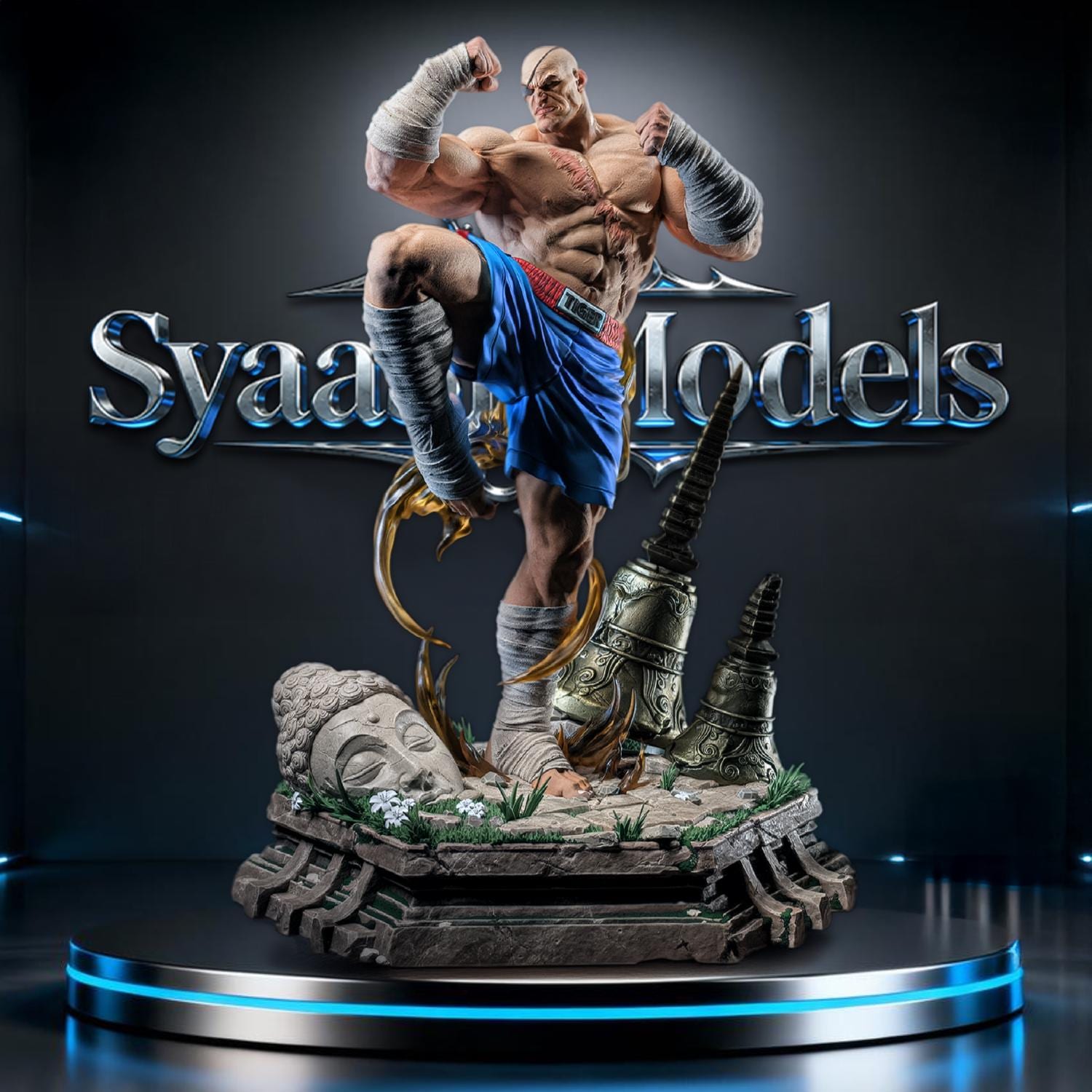 Muay Thai Statue - Etsy