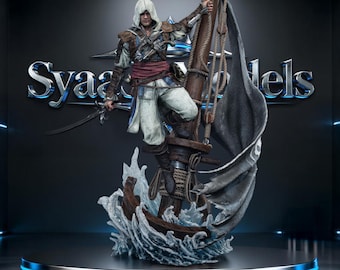 Edward Kenway: Statua STL di Assassin's Creed IV Black Flag / Modello per stampa 3D da scaricare
