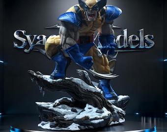Statua di Wolverine ispirata agli X-Men (formato STL / modello per stampa 3D) SCARICA