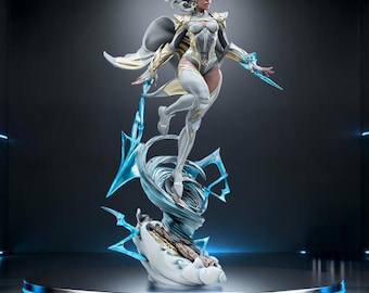 Storm - File STL degli X-Men (Statua + Busto) / 2 Varianti Modello per Stampa 3D SCARICA