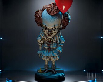 Pennywise Chibi - File STL di IT / Modello per stampa 3D ispirato al film