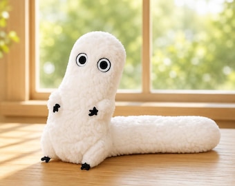 Jumbo Brushbuddy Plush, Witch Hat Atelier Plushie, Anime Stuffed Animal, Kawaii Magic Creature, Tongari Boushi Manga Gift, Soft Poseable Toy