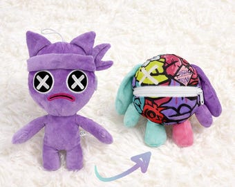 Wrongside Outimals Plush Toy Doll, Poppy Playtime Chapter 5 Inspired Plushie, Cute Anime Peripherals Toy Birthday Gift, Gamer Gift