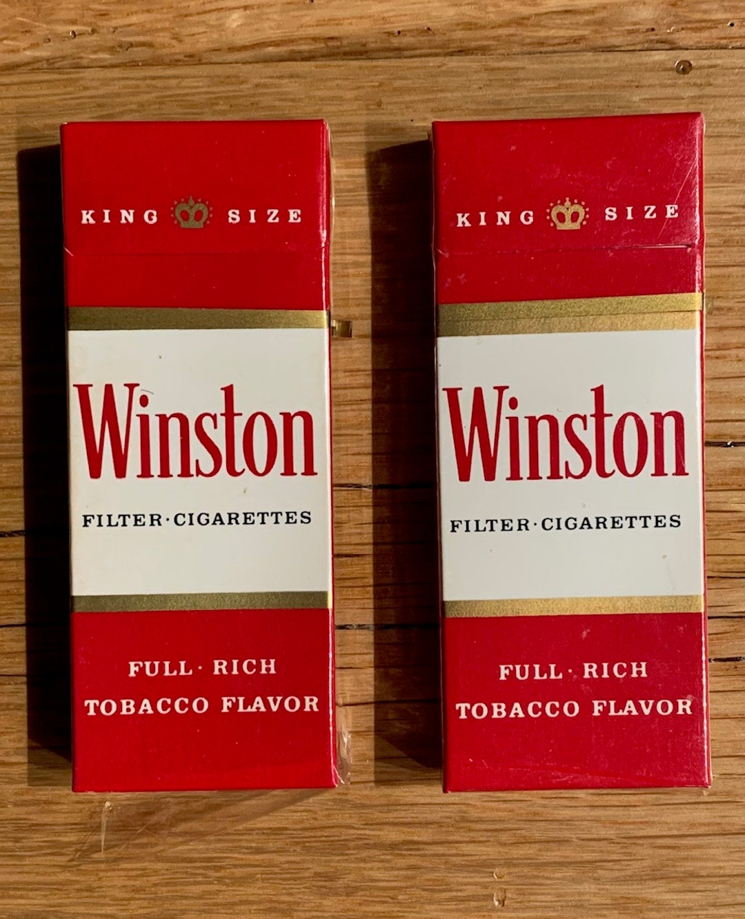 Rare Vintage Complimentary 1960 Airline Winston Cigarettes 4pack