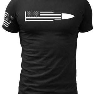 Andra tilläggets Bullet Flag-tröja, 2A-grafiktröja, patriotisk Pro Gun-ärm med amerikansk flagga