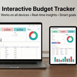 Strumento interattivo per il monitoraggio del budget e la pianificazione degli obiettivi di risparmio / Alternativa a Excel