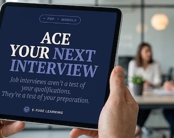 Ace Your Next Job Interview — Career Skills Workbook + Interactive Learning Module